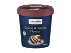 Gelado Italamo sabor cacau e baunilha (750 ml).