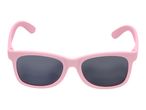 Pink sunglasses with dark lenses