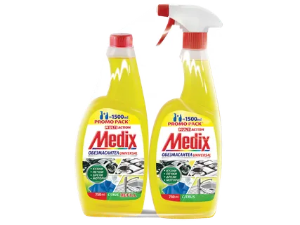 MEDIX Обезмаслител спрей и пълнител