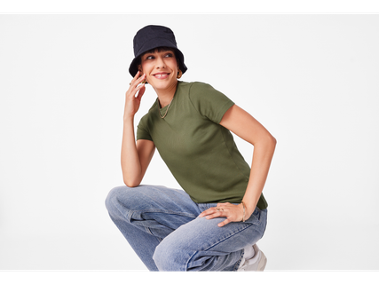 Női bordázott felső