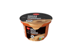 Milbona High Protein Pudding, saveur caramel, avec 20g de protéines, faible en gras et en sucre.