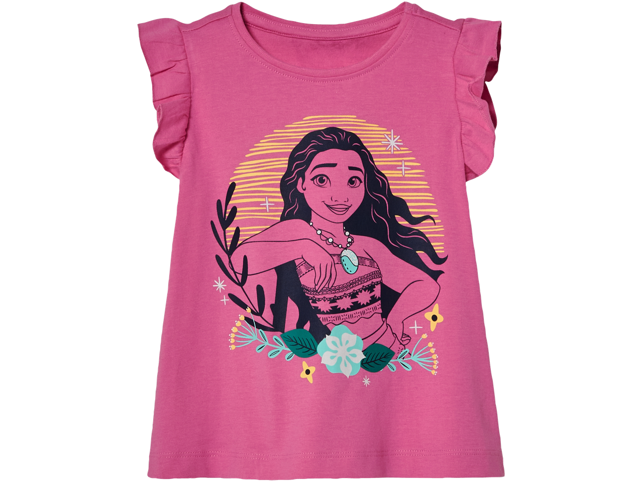 Ροζ μπλούζα Disney Moana με φιογκάκια.