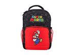 En Super Mario rygsæk med sort og rød design.