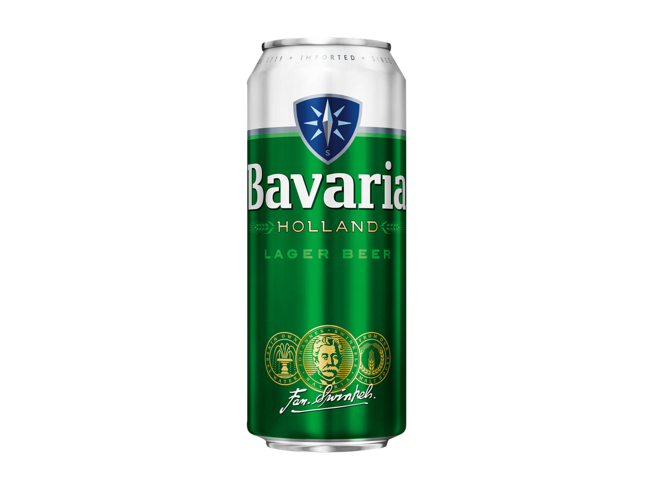 Lattina di birra Bavaria Premium.