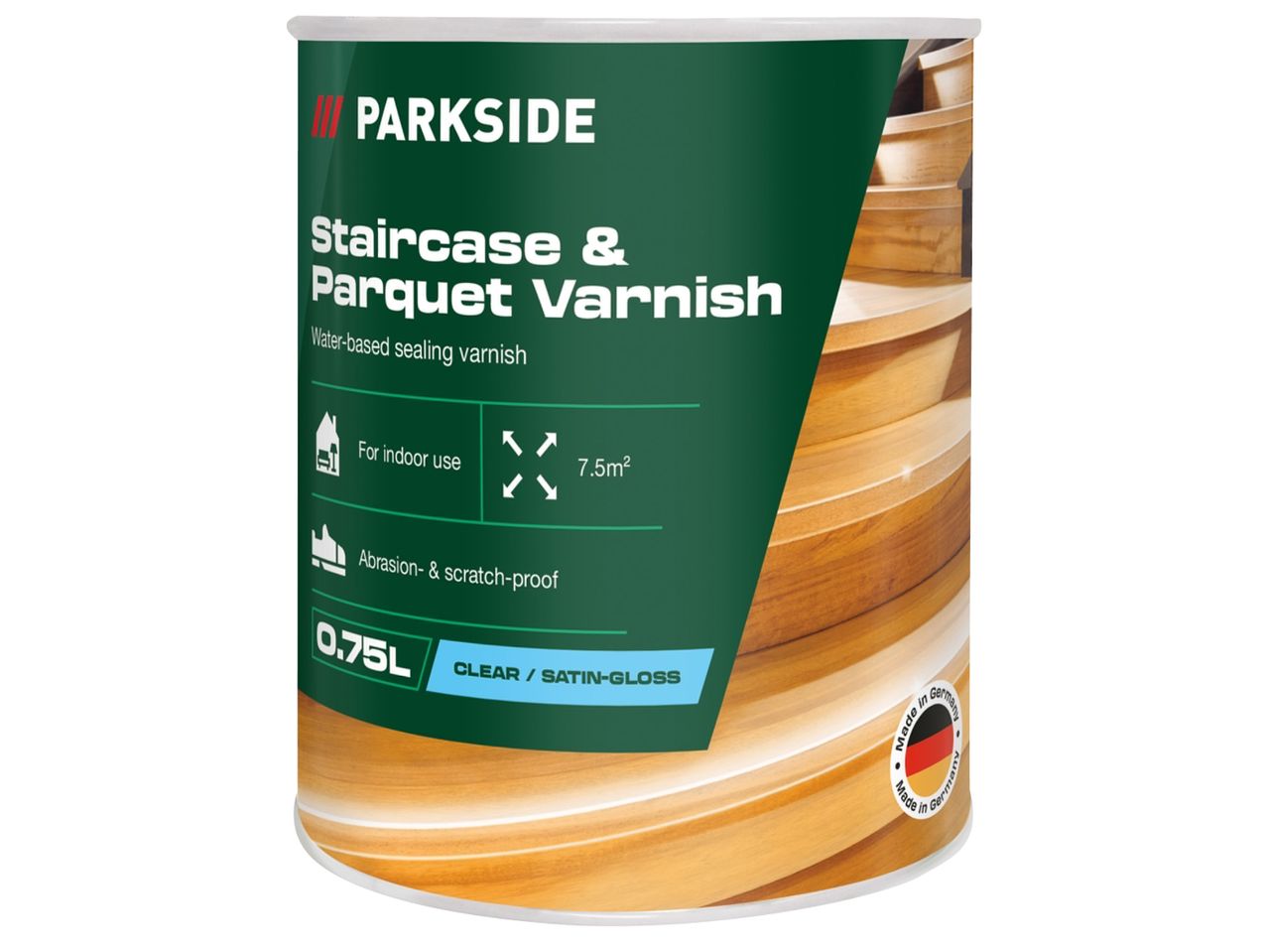 Интериорен лазурен лак Parkside®, clear/satin-gloss.