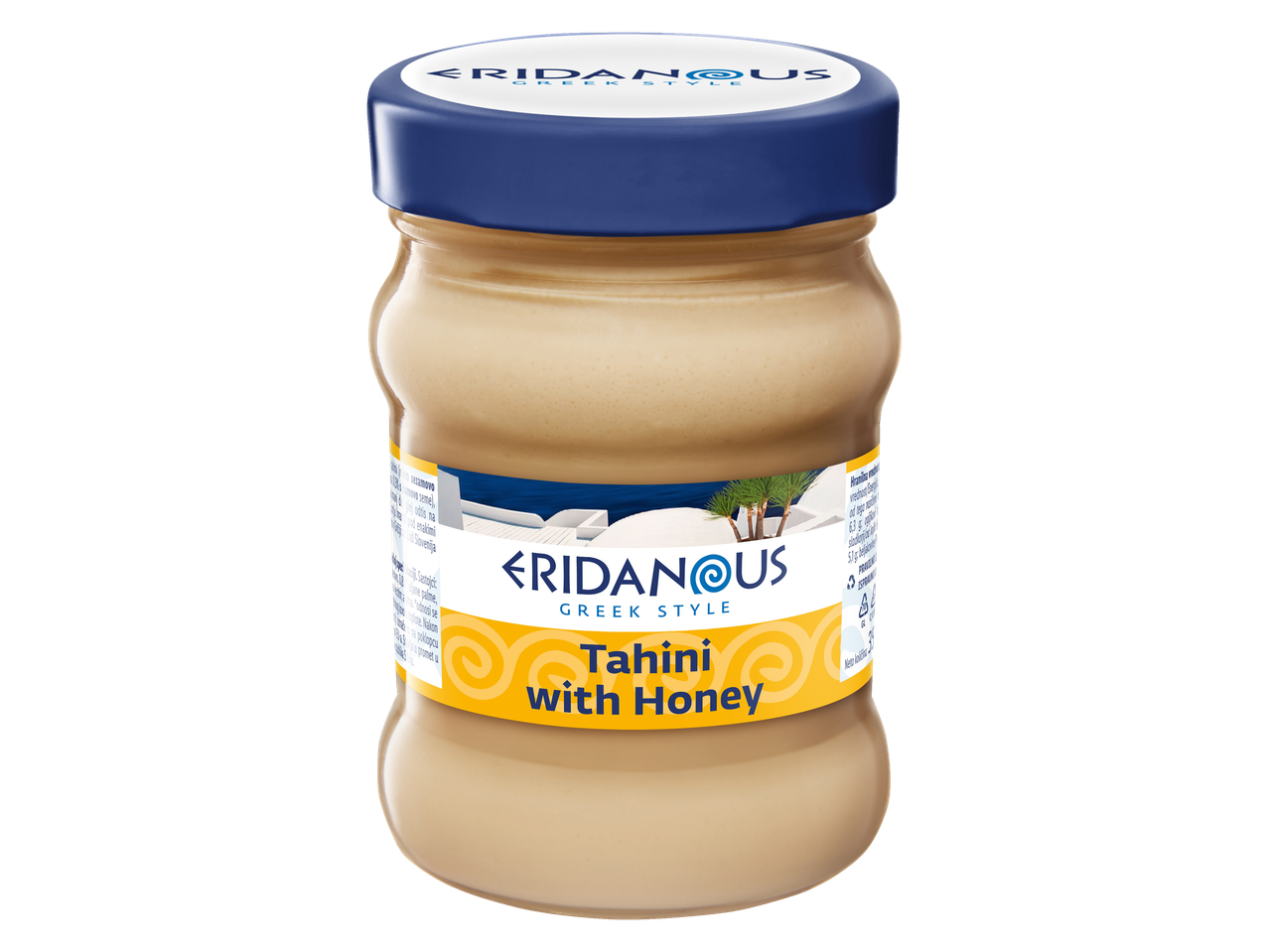 Tahini au miel Eridanous en pot.