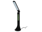 Lampă de birou LED LIVARNO HOME cu afișaj digital care arată ora, data și temperatura
