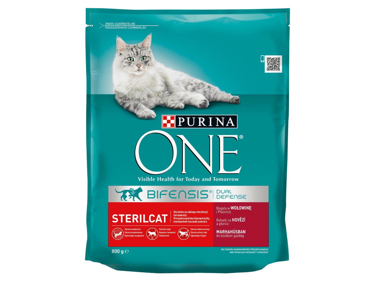 Purina ONE Sterilcat macskaeledel: Bifensis és Dual Defence.