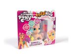 My Little Pony Fuzzikins Sunny Starscout toy set.