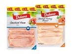 Dulamo XXL: dimljena šunka in dimljena purja prsa, v rezinih.