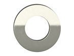 Metal washer with a central hole.