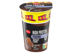 Pudim de Chocolate Milbona High Protein, copo XXL, sem lactose, baixo teor de gordura, sem açúcares adicionados.