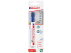 Edding 3000 permanent marker in blauw, 1,5-3 mm, voor meerdere oppervlakken, 100% gerecycled aluminium.
