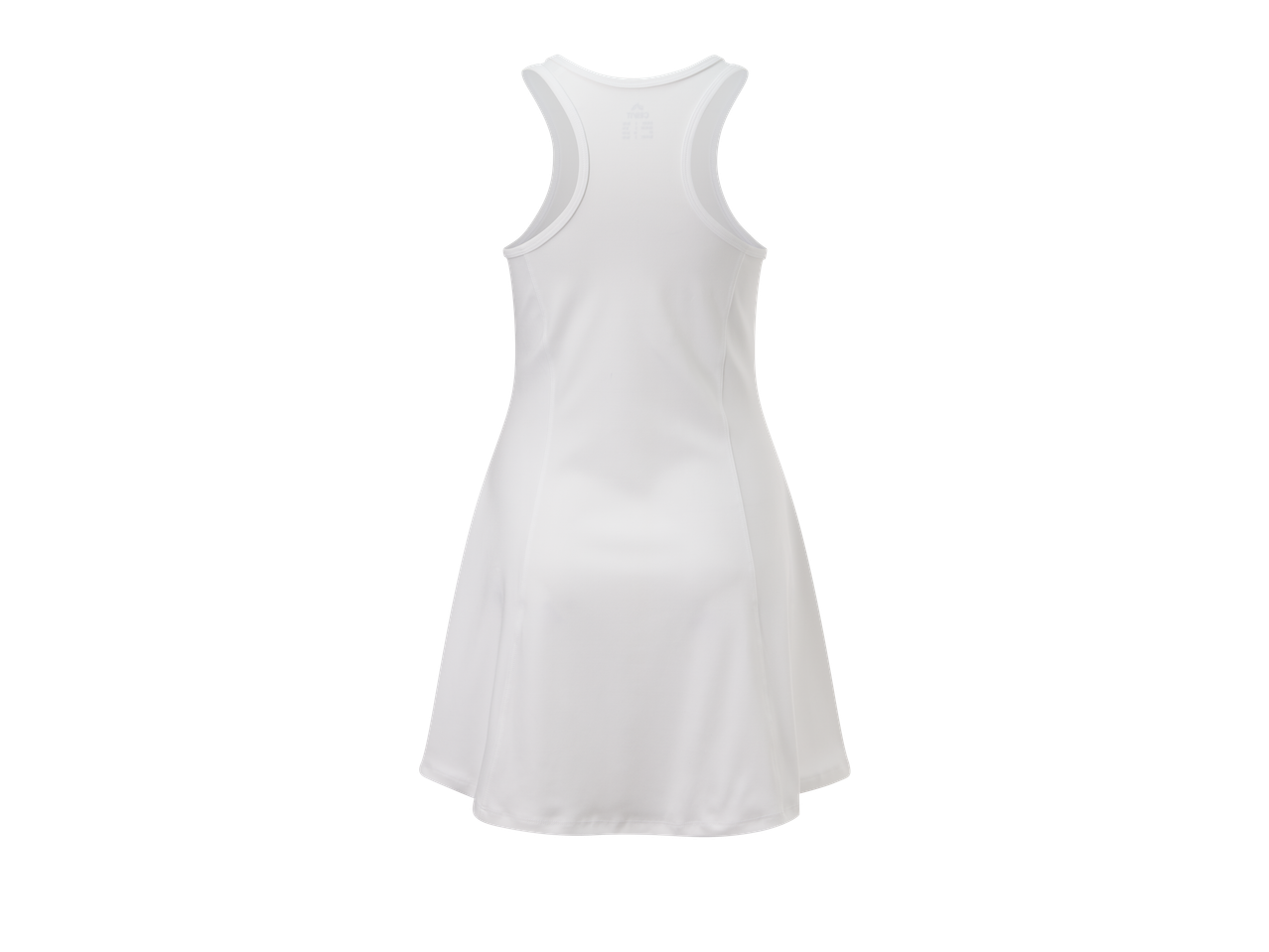 Vestido de ténis branco.