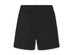 Schwarze Jogginghose mit Kordelzug.