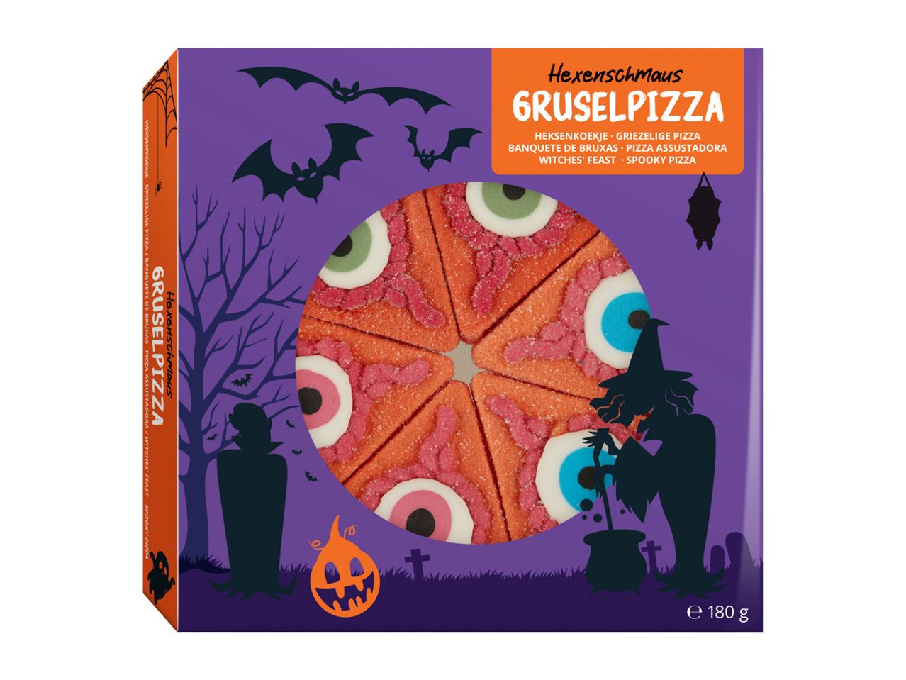 Go to full screen view: Halloween Marshmallow Pizza - Image 1