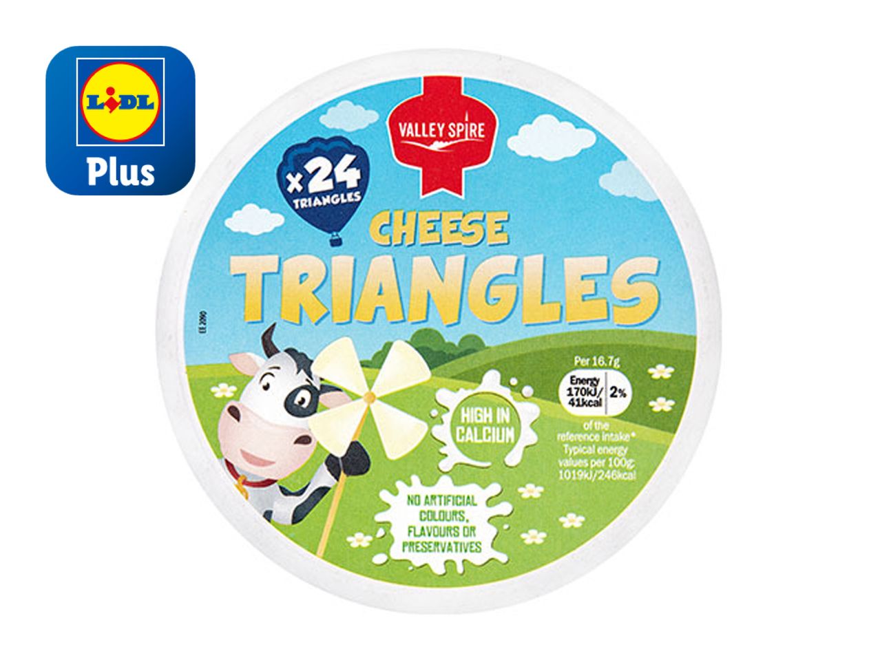 Go to full screen view: Valley Spire Cheese Triangles - Image 1