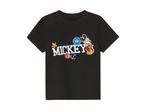Black Mickey Mouse graphic tee.