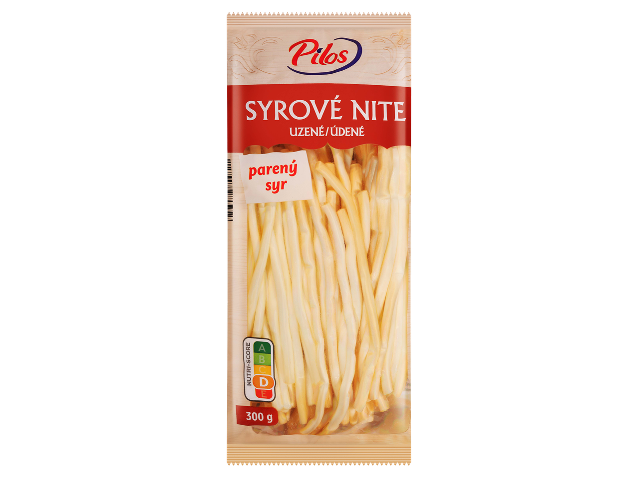Füstölt, gőzölt sajtszálak 300 g-os kiszerelésben.