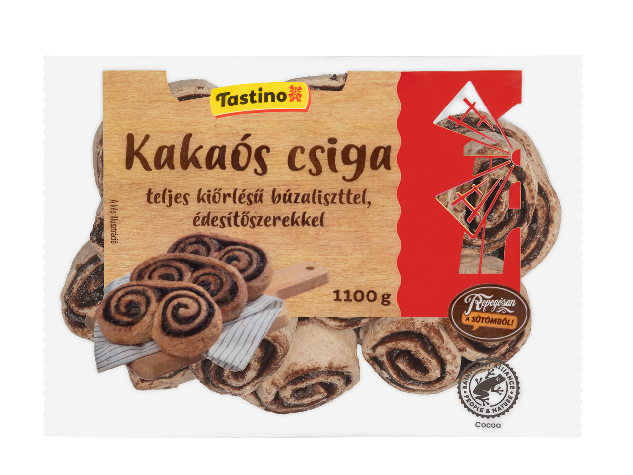 1100 g Tastino kakaós csiga.
