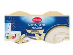 Yaourt grec Milbona saveur vanille avec Nutri-Score C