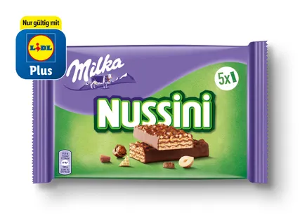 Milka Nussini/Riegel/Tender