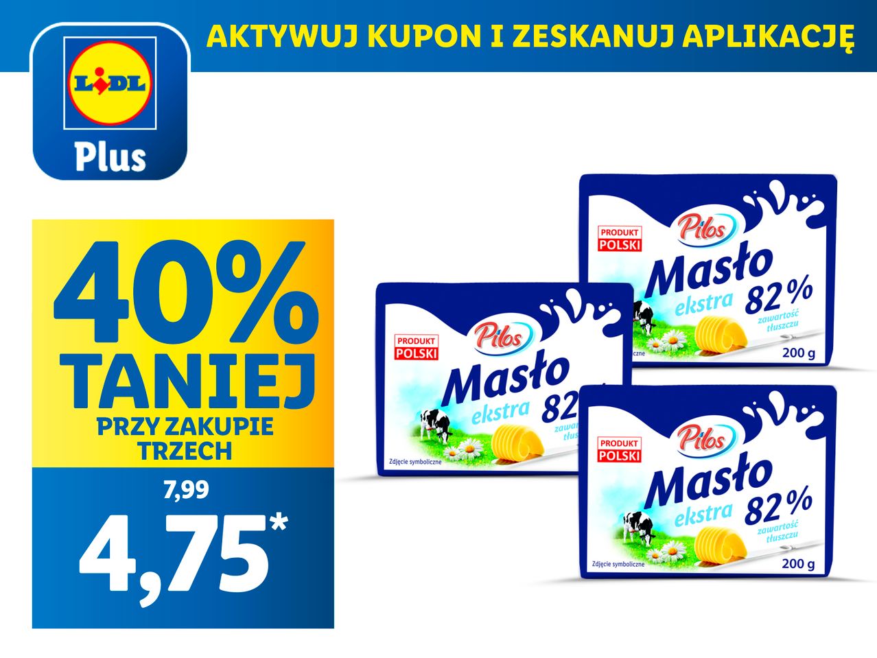 Pilos Masło ekstra 82%