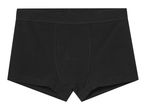 Black cotton boxer shorts.