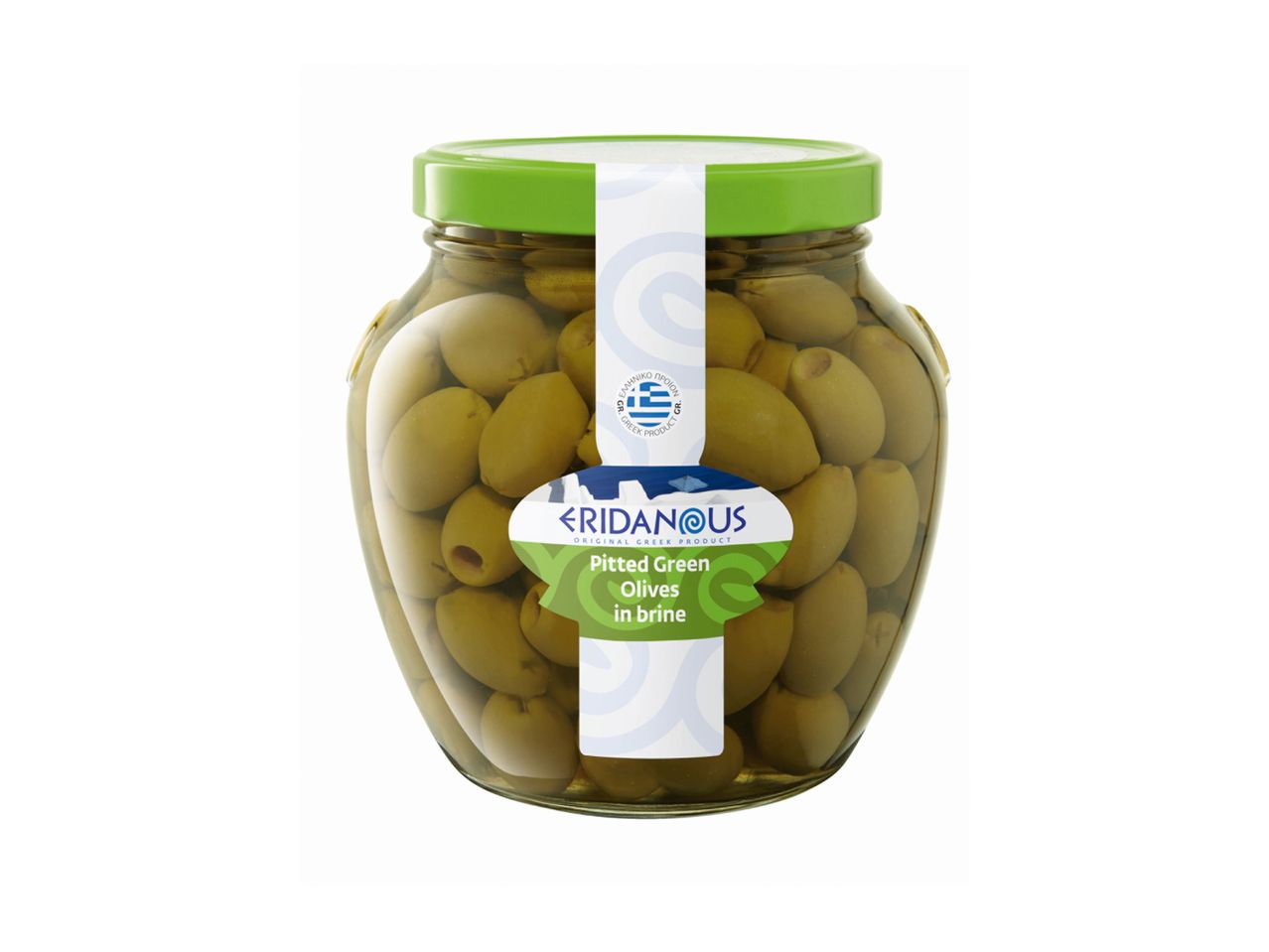 Eridanous Pitted Green Olives In Brine