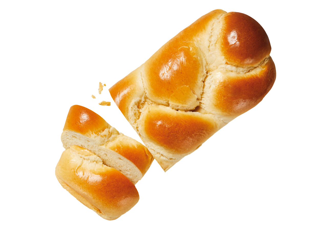 Gevlochten brioche brood