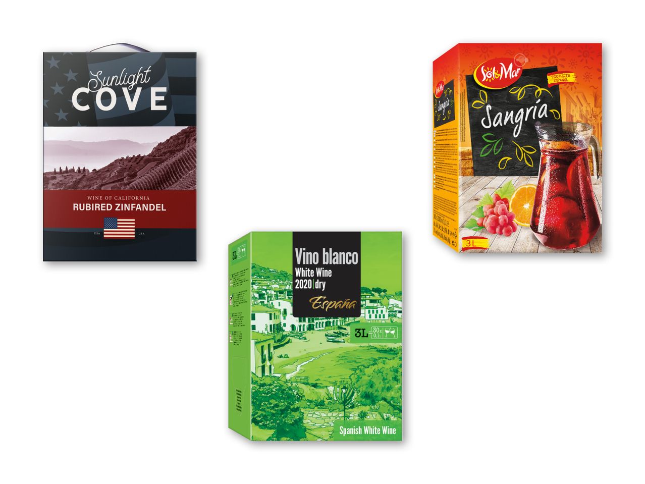 Tepakker fra forskellige mærker: Cove, Lipton og en grøn te.