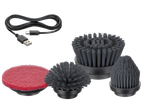 Комплект четки за почистване с USB кабел за зареждане.
