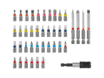 PARKSIDE® ratchet and socket bits set with various sizes and colors.
