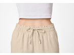 Pantaloni de damă ESMARA, talie elastică cu șnur, culoare bej.