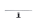 Livarno Home LED lampa sa belim svetlom na crnoj pozadini.