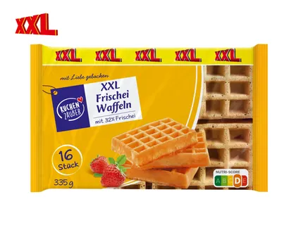 Kuchenzauber Frischei Waffeln XXL
