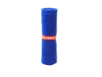Toalha de microfibra CRIVIT azul enrolada, aprox. 80 x 60 cm