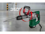 Martelo demolitor PARKSIDE com pega ajustável em 360 graus
