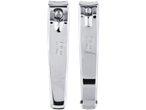 Two Cien Beauty nail clippers, one showing the top and the other the bottom.