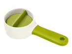 Joseph Joseph adjustable measuring spoon, white and green