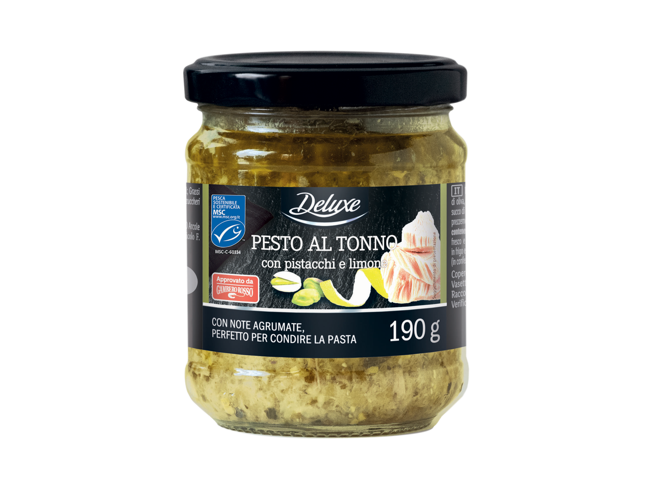 Pesto al tonno con pistacchi e limone