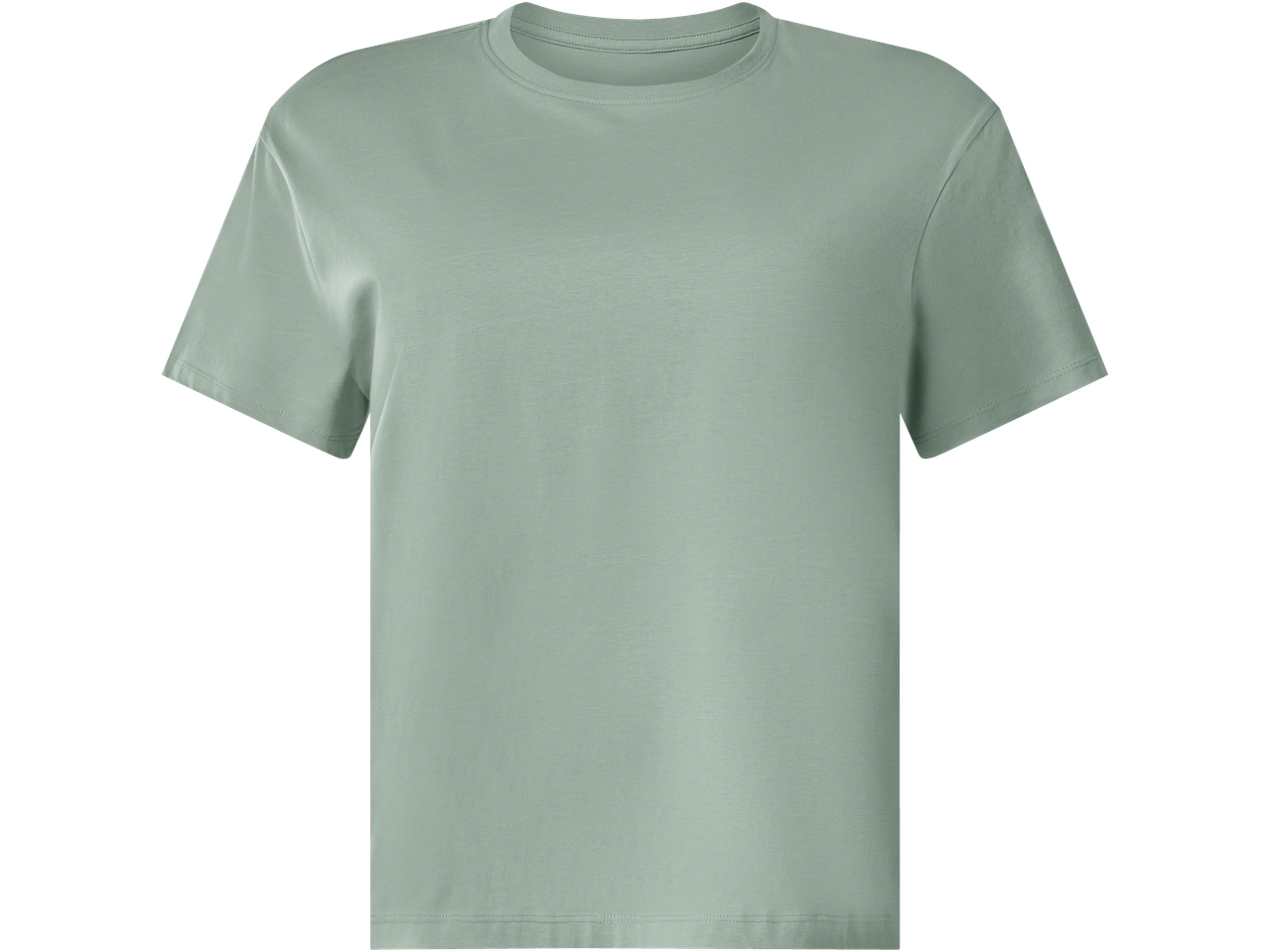 ESMARA svijetlozelena osnovna majica kratkih rukava s okruglim ovratnikom.