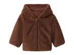 Lupilu brown Baby Jacket on a white background. 