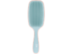 Escova de cabelo CIEN BEAUTY azul claro com borda rosa.