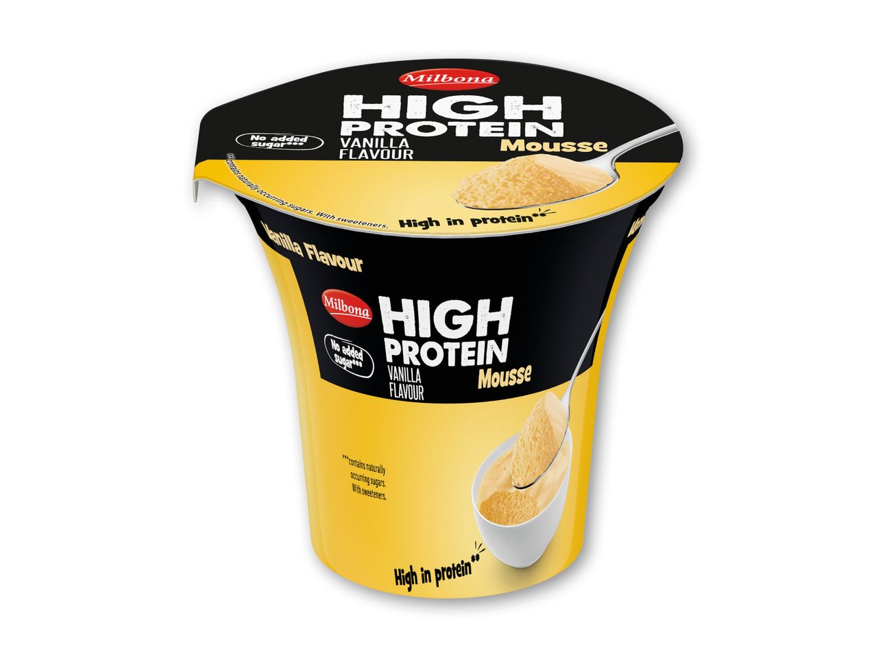 Milbona High Protein Vaniljemousse i kop.