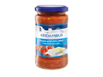Eridanus saus met feta PDO en gedroogde tomaten.