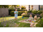 Lupilu Sand Toys: A boy with a water gun and a girl playing in a sandbox.