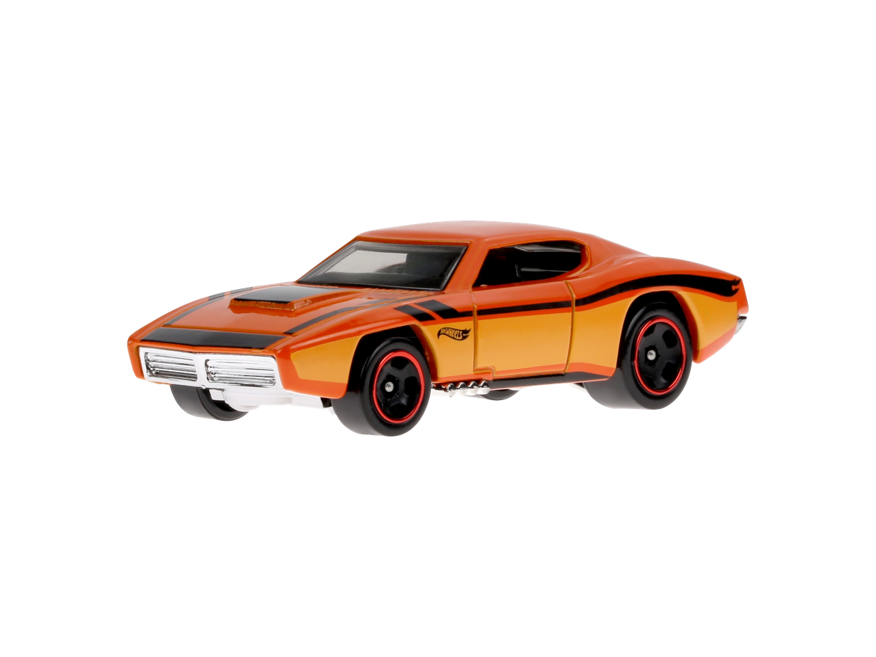 Πορτοκαλί και μαύρο παιχνίδι αυτοκίνητο Hot Wheels.