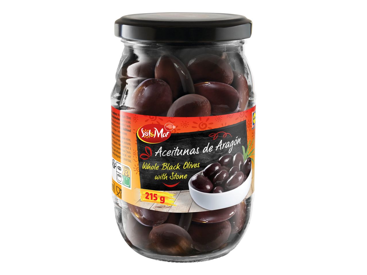 Olives noires entières