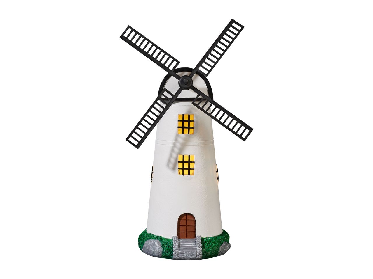 Go to full screen view: Livarno Home Decorative Solar-Powered Light - Windmill - Image 2